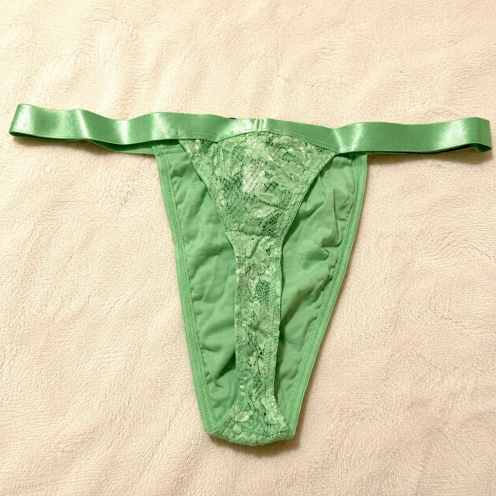 COSABELLA Men's Italian Thong Ghana Green Lace Underwear - Size XL / NWT‎